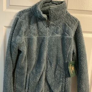 Stillwater Supply Company Women's Sherpa Fleece Jacket - Blue/Gray